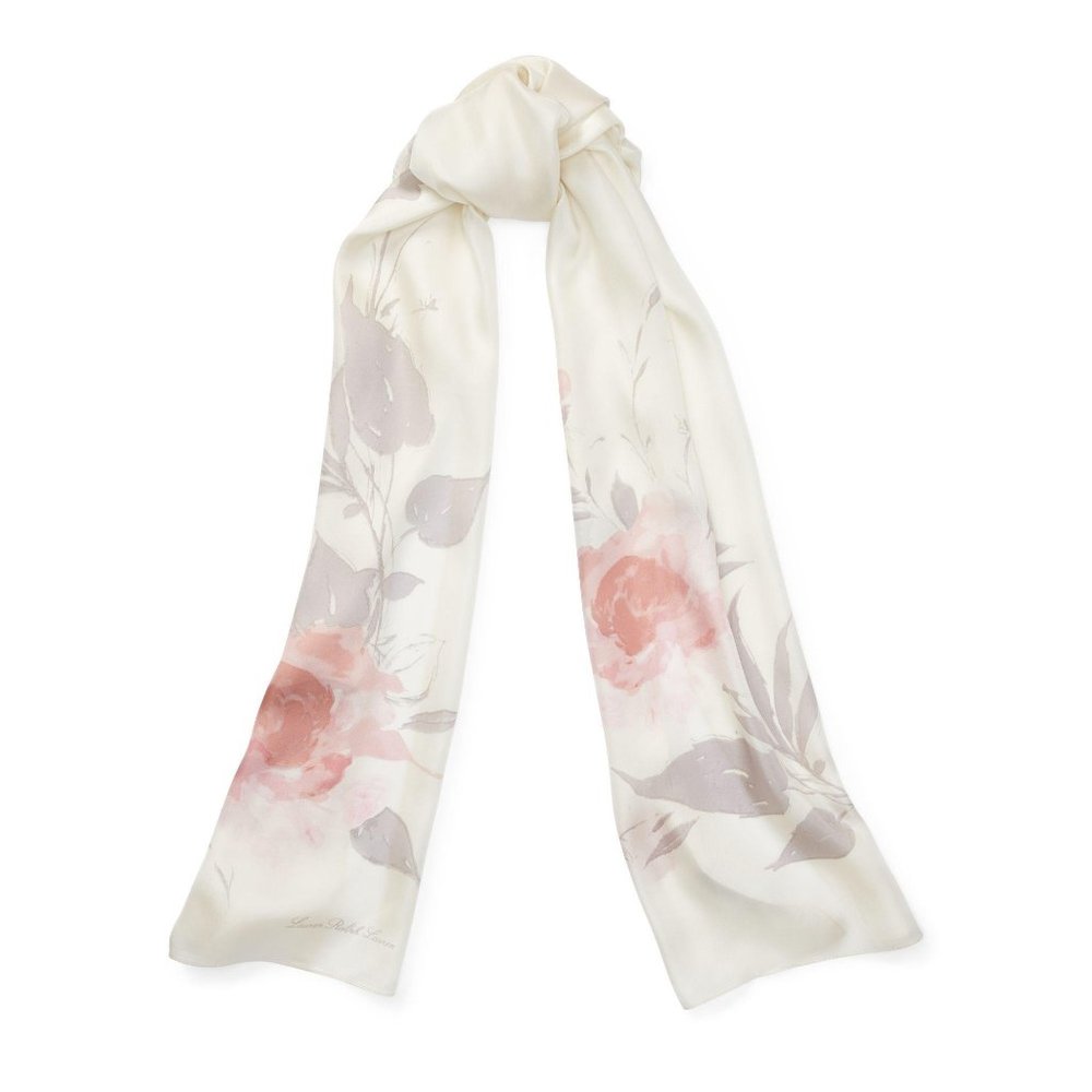 Lauren Ralph Lauren Bloom Silk Twill Scarf